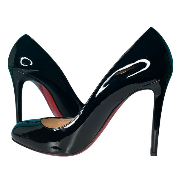 Christian Louboutin Simple Pump 120 Leather
Black Patent Leather Round Toe - Picture 5 of 13